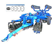 Борона дисковая тяжелая БДВ-4.2-01.Агрегатируется с тракторами тяг.кла